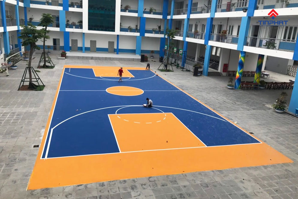 công ty thi công sân bóng rổ